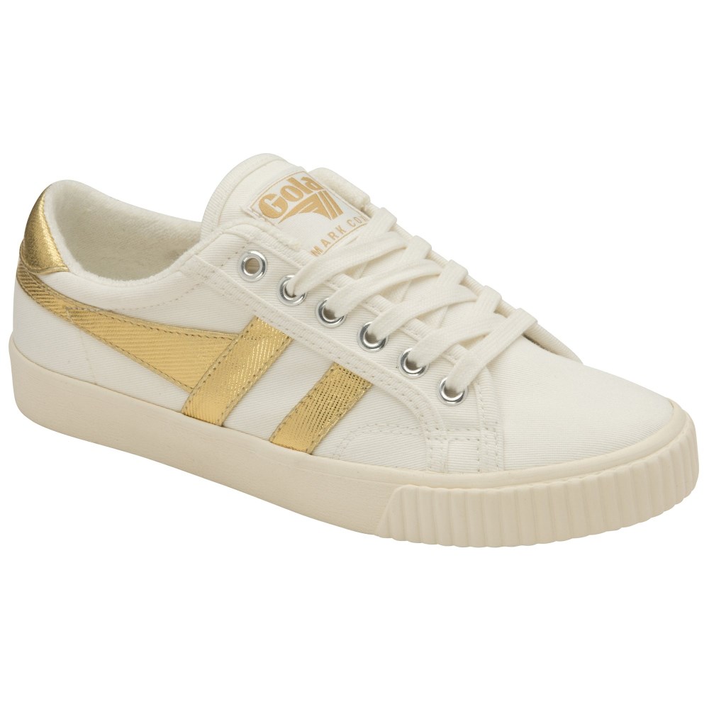 Gola Classics Women's Tennis Mark Cox Sneakers - Off White/Gold