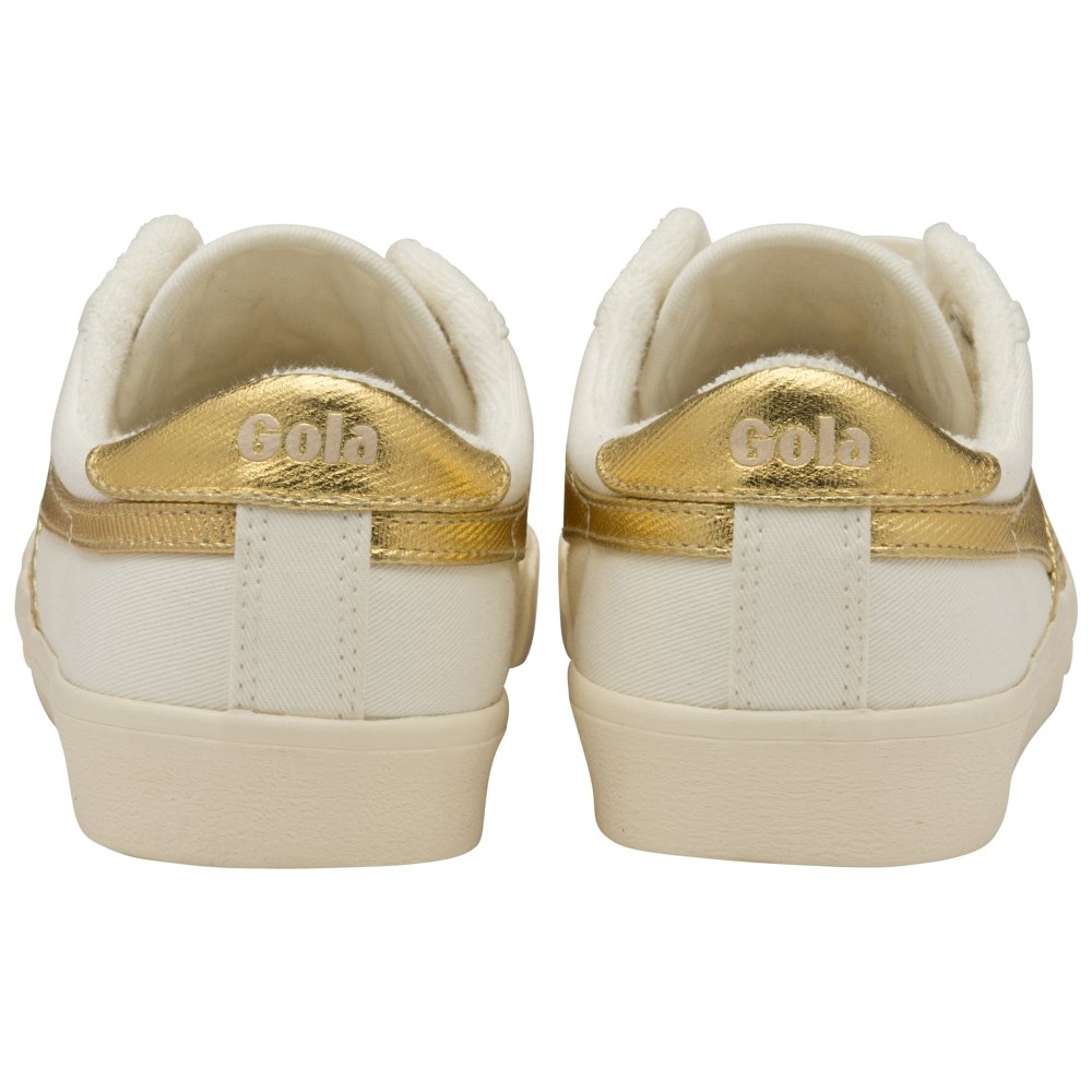 Gola Classics Women's Tennis Mark Cox Sneakers - Off White/Gold