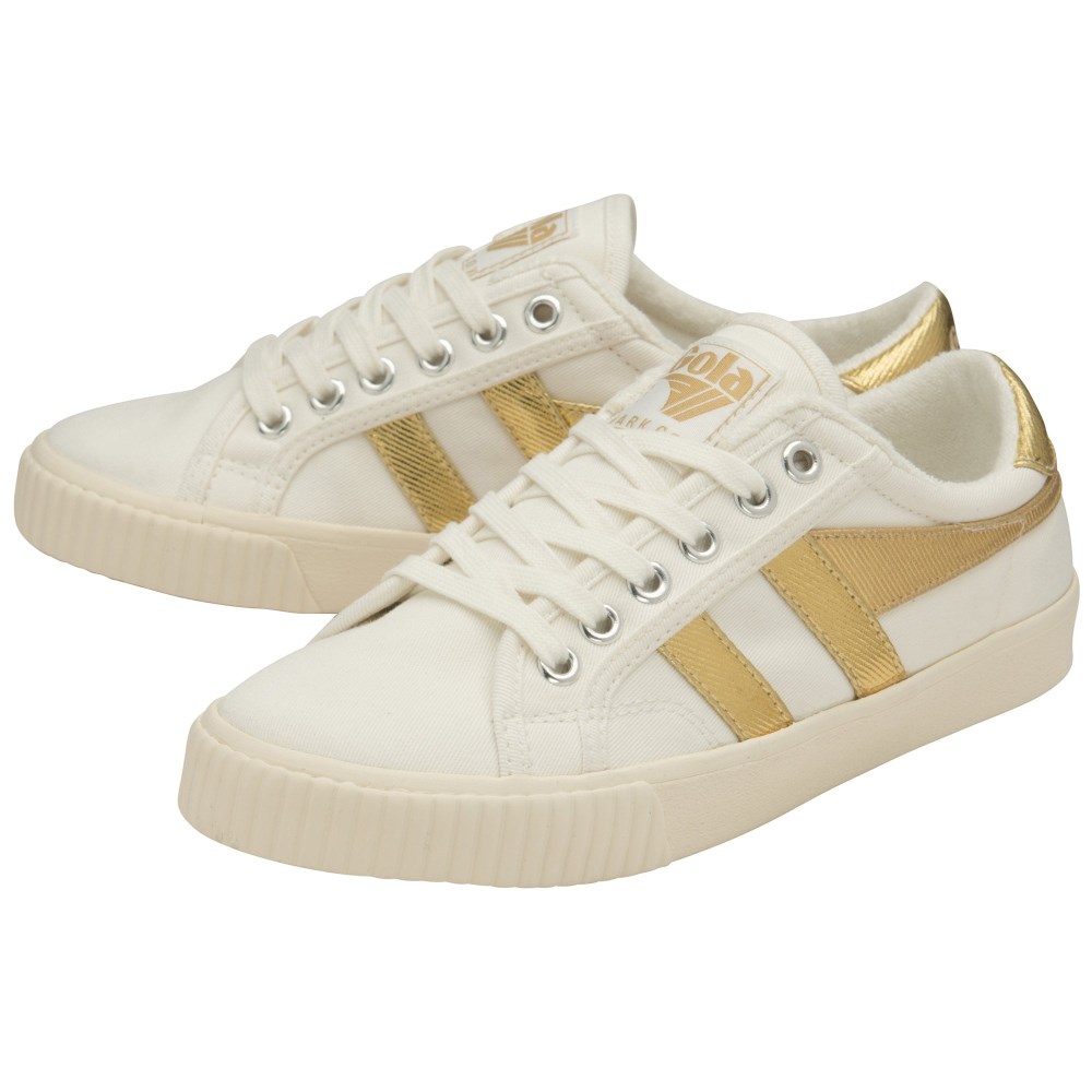 Gola Classics Women's Tennis Mark Cox Sneakers - Off White/Gold