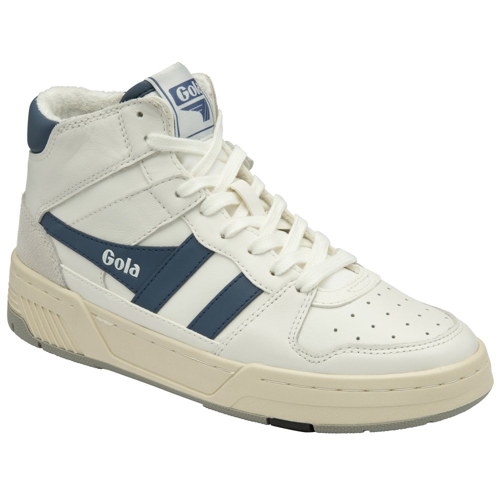 Gola Classics Women's Allcourt High Sneakers - White/Moonlight