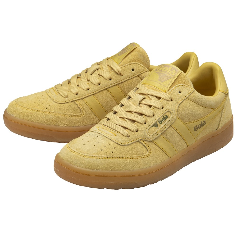Gola Classics Women's Hawk Suede '86 Sneakers - Pollen/Gum