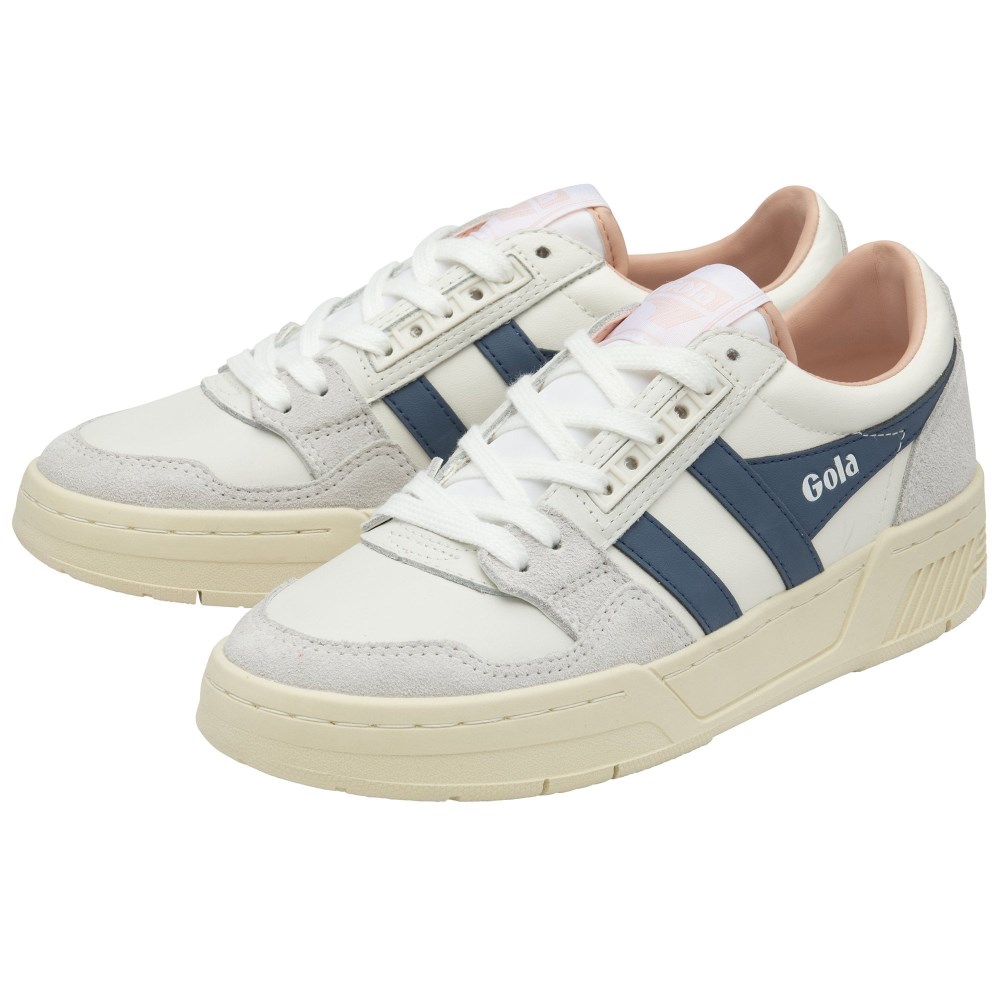 Gola Classics Women's Challenge '84 Sneakers - White/Moonlight/Pearl Pink