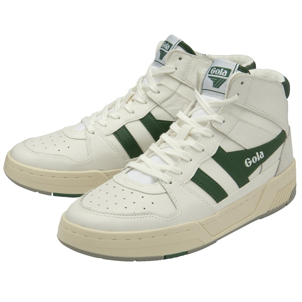 Gola Classics Men's Allcourt High Sneakers - White/Green