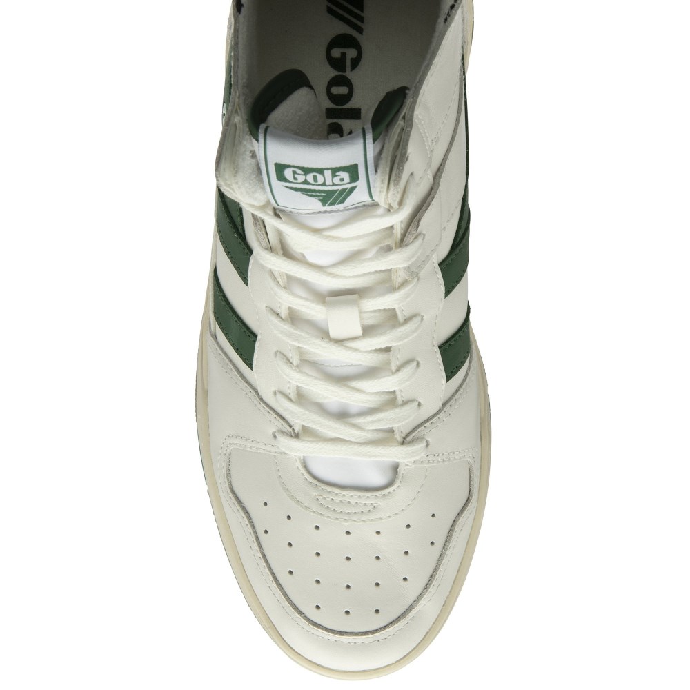 Gola Classics Men's Allcourt High Sneakers - White/Green