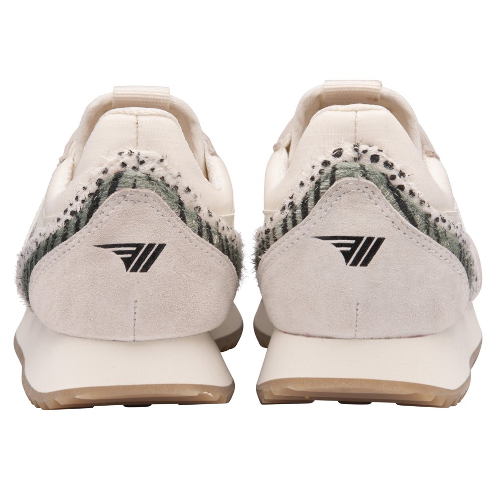 Gola Classics Women's Manhattan Sneakers - Off White/Cheetah/Zebra