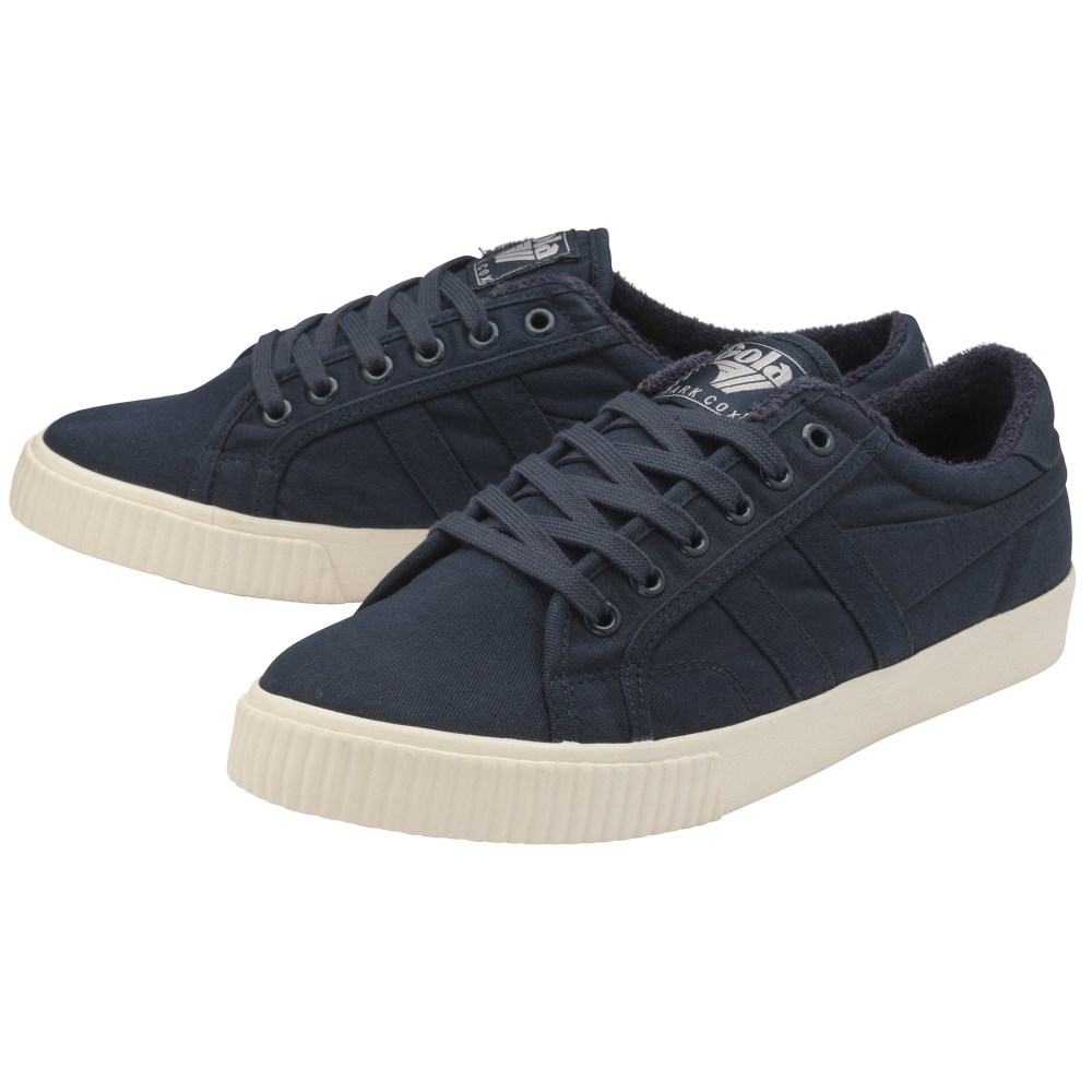Vegan Gola Classics Men's Tennis Mark Cox Wash Sneakers - Navy/Navy