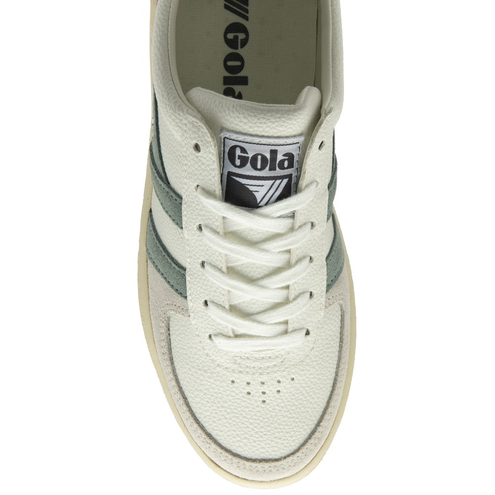 Gola Classics Women's Grandslam Trident Sneakers - White/Slate/Shadow