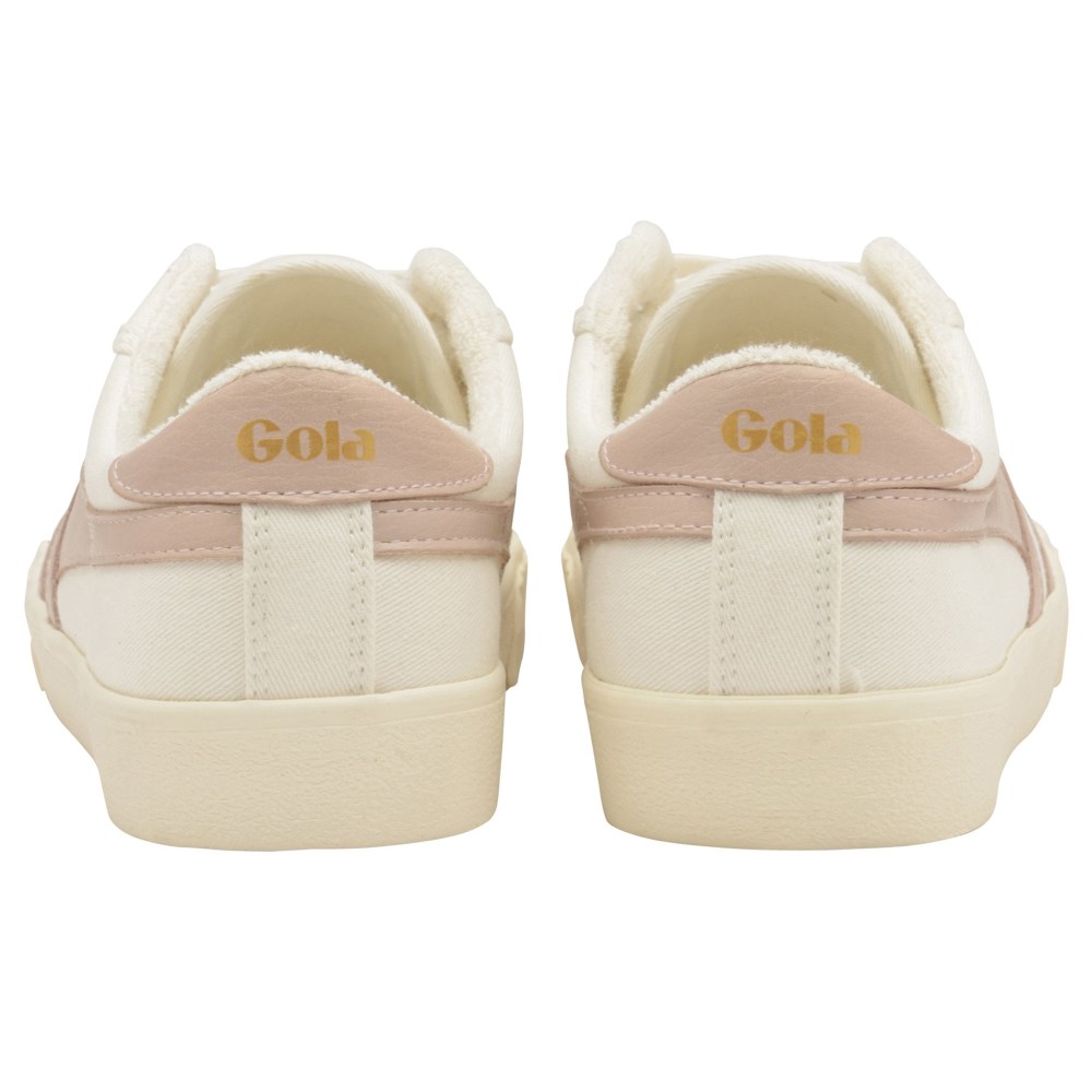 Vegan Gola Classics Women's Tennis Mark Cox Sneakers - Off White/Blossom