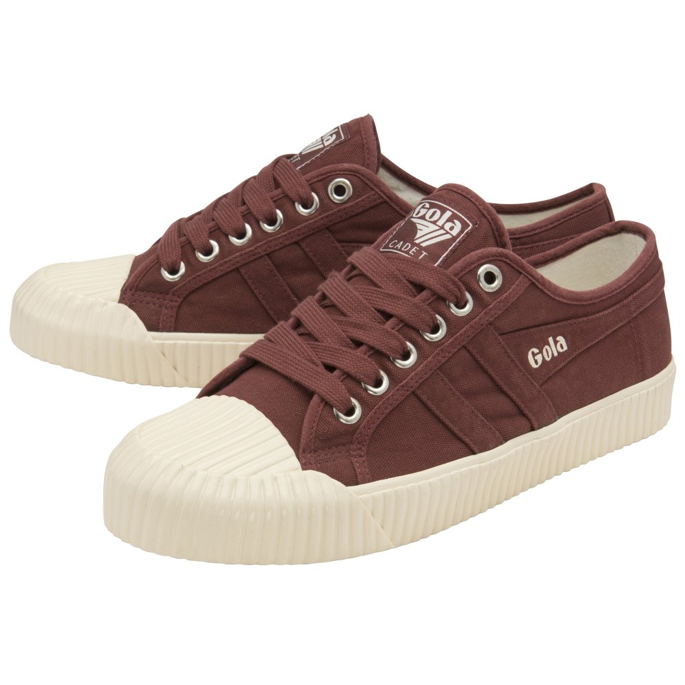 Gola Classics Men's Cadet Plimsoll - Burgundy/Off White