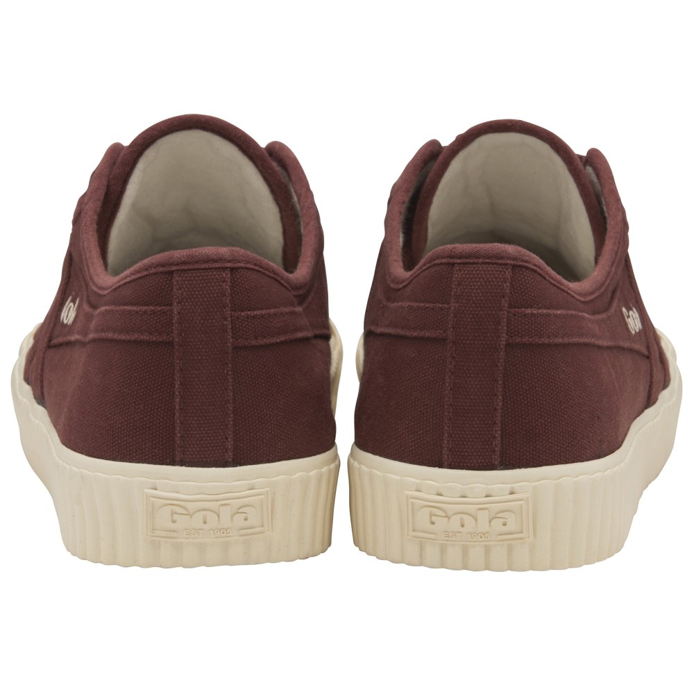 Gola Classics Men's Cadet Plimsoll - Burgundy/Off White