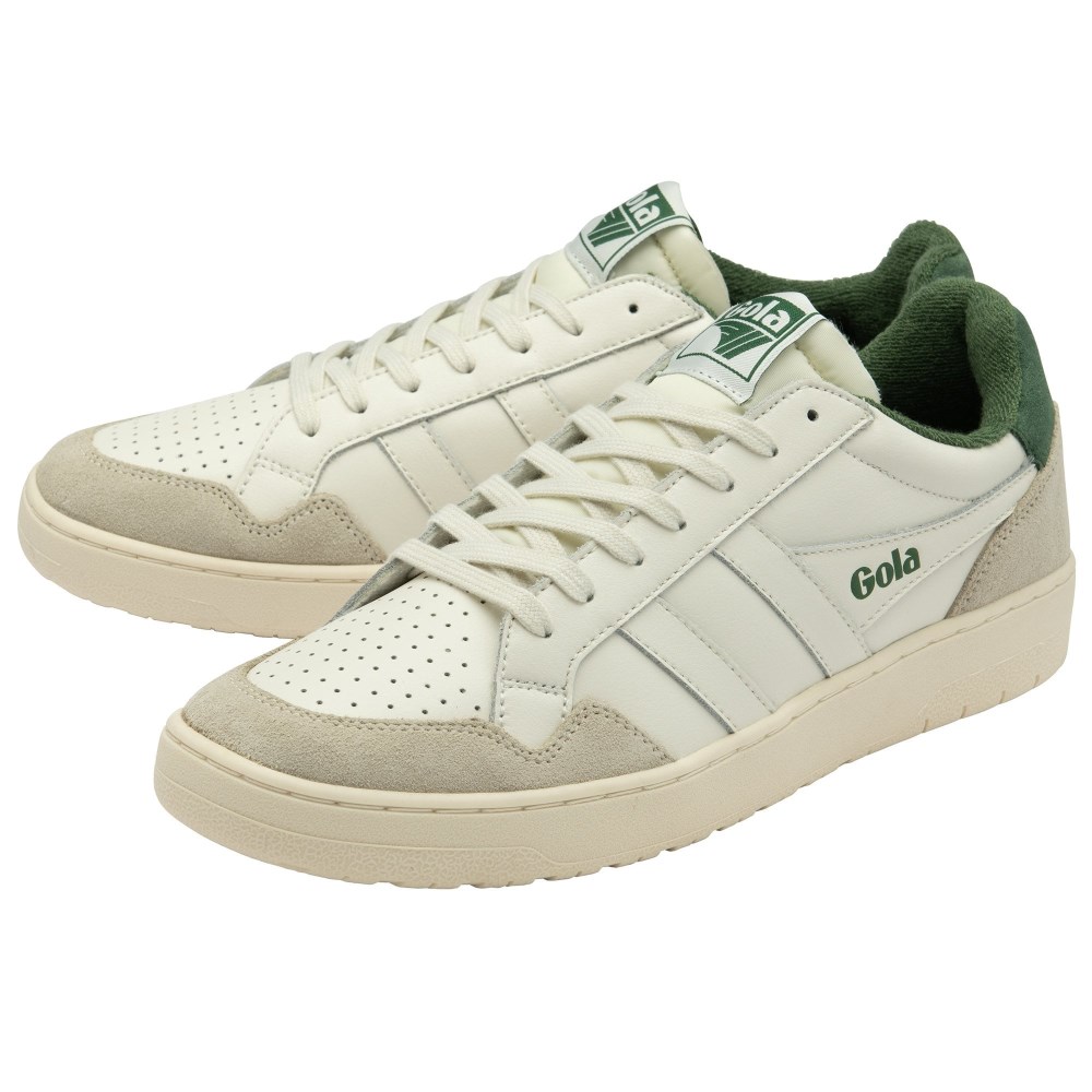 Gola Classics Men's Eagle Sneakers - Off White/Evergreen