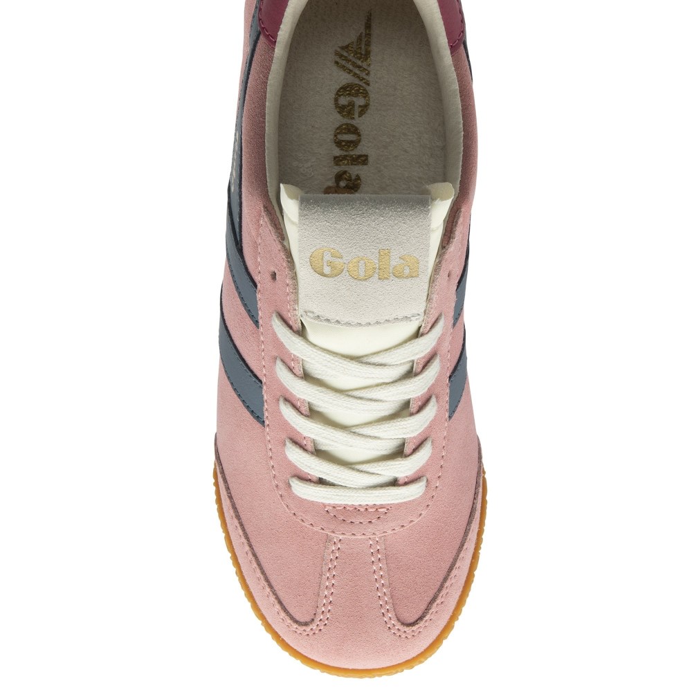 Gola Classics Women's Elan Sneakers - Coral Pink/Moonlight/Raspberry