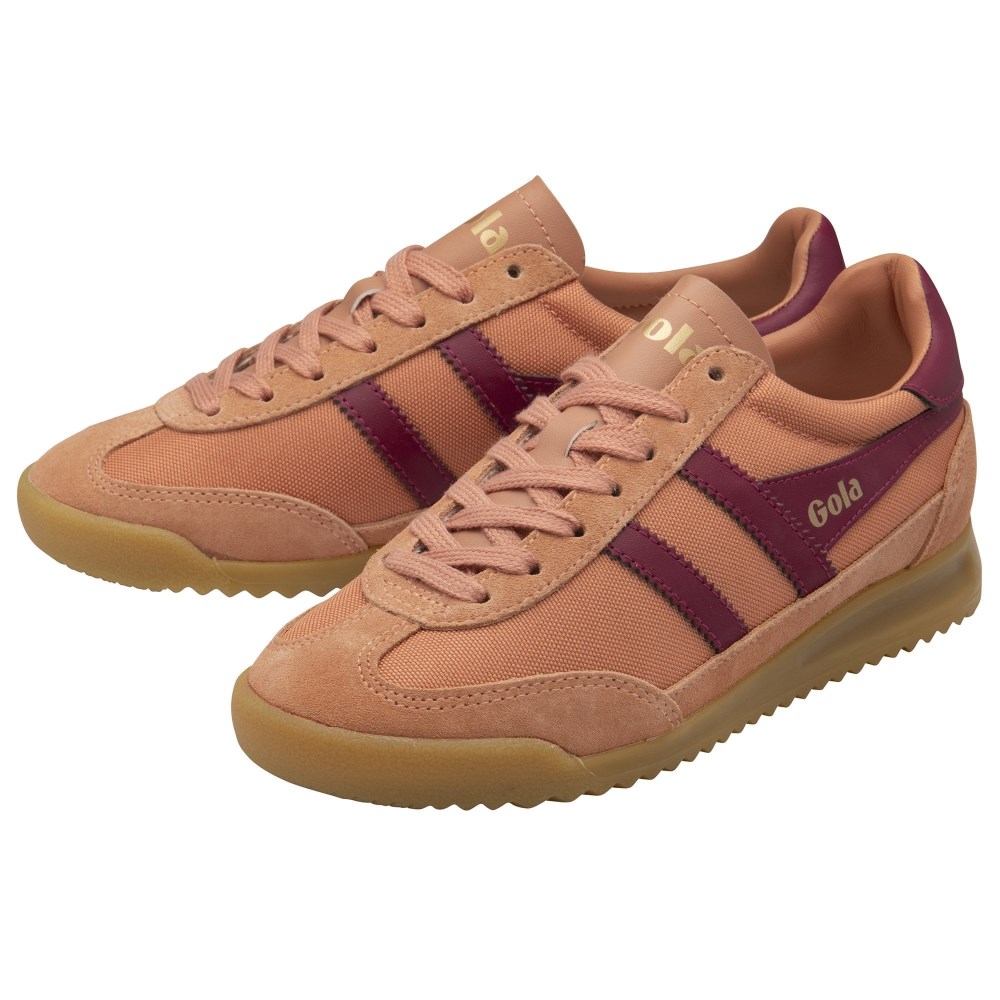 Gola Classics Women's Tornado Sneakers - Terracotta/Cerise