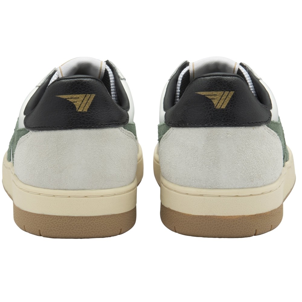 Gola Classics Men's Hawk Sneakers - White/Sage/Black