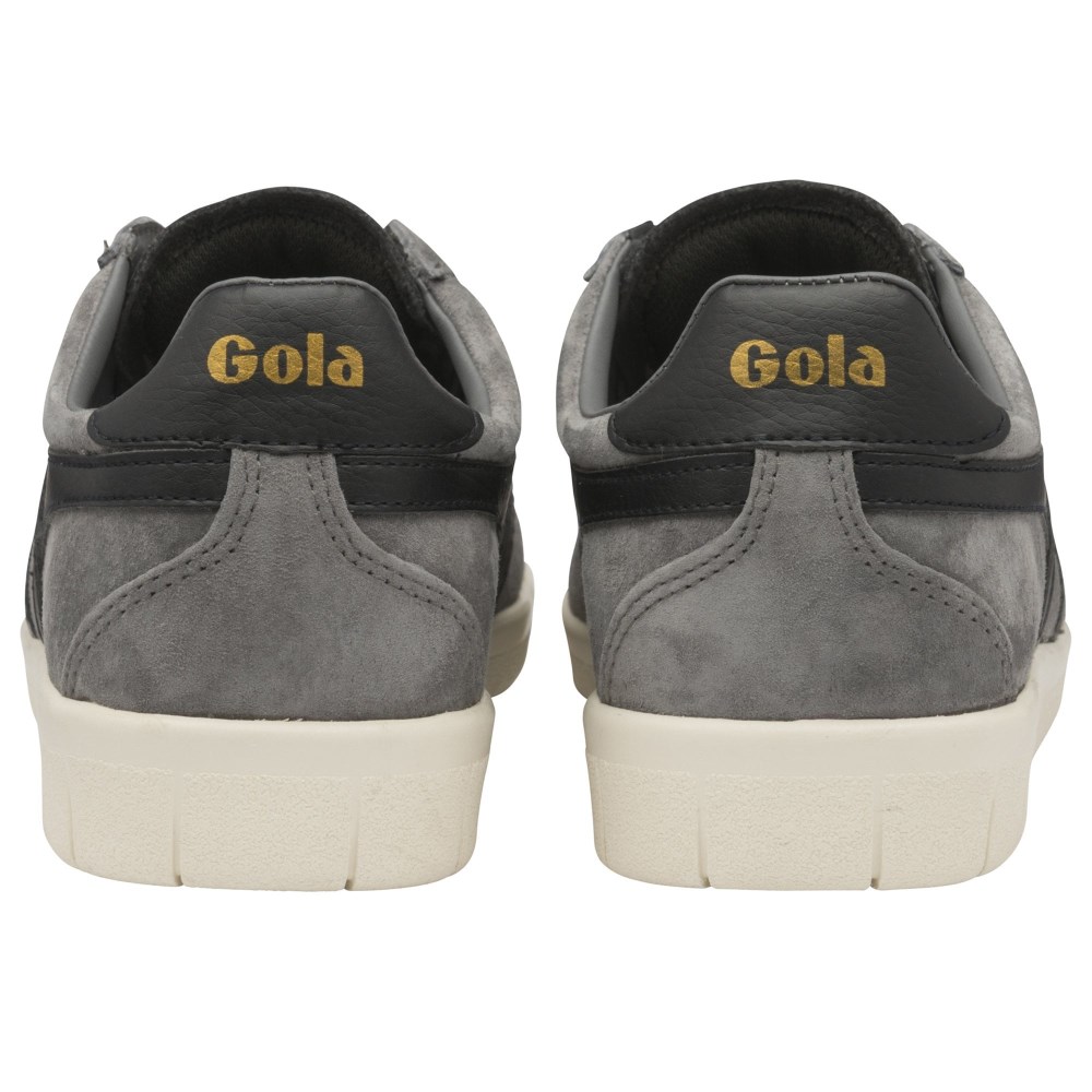 Gola Classics Men's Hurricane Suede Sneakers - Ash/Black/Off White