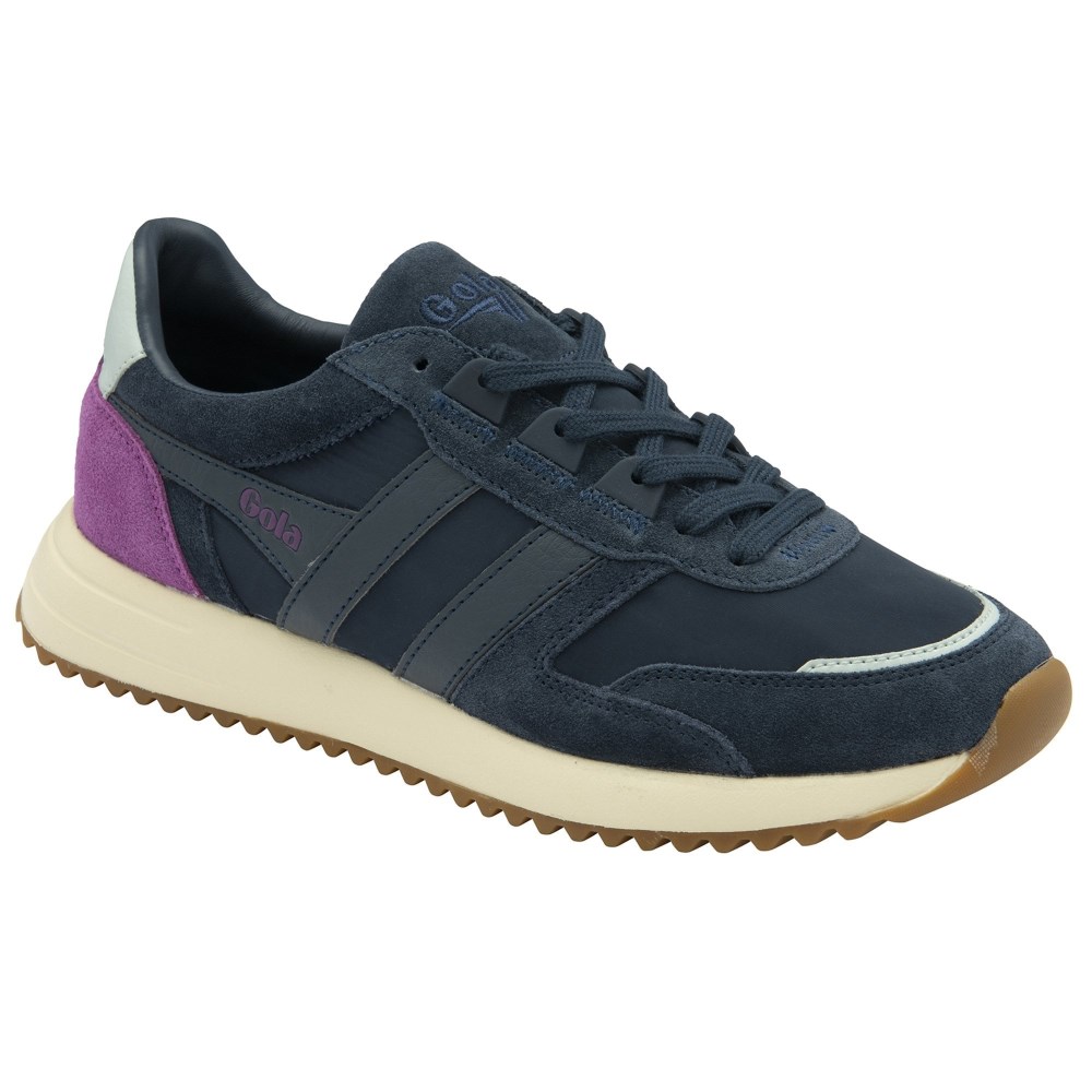 Gola Classics Women's Chicago Sneakers - Navy/Navy/Ice Blue