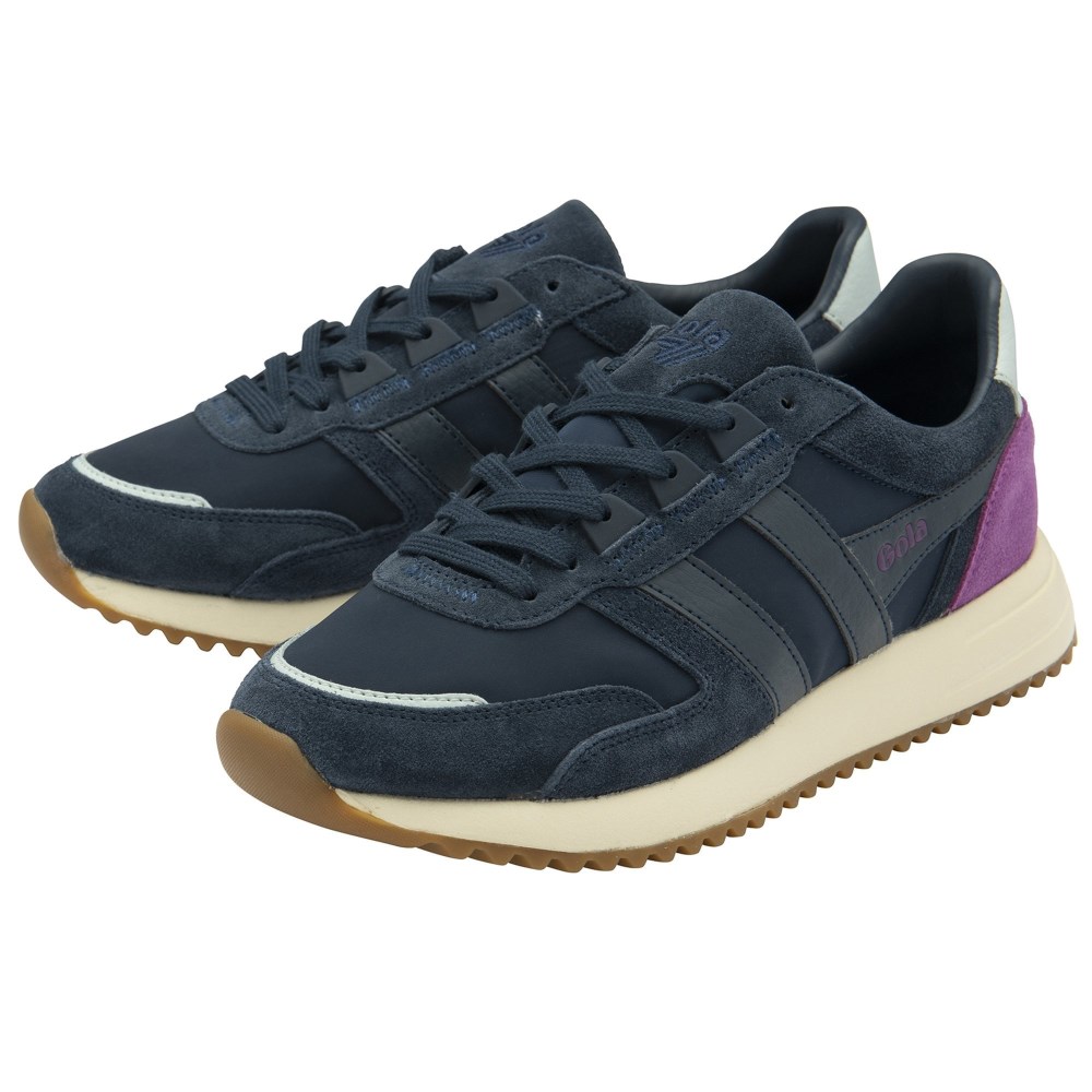 Gola Classics Women's Chicago Sneakers - Navy/Navy/Ice Blue