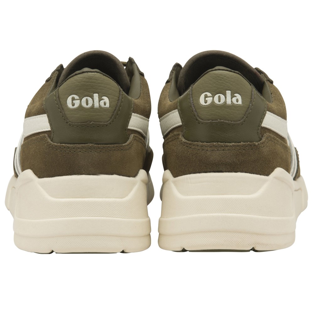 Gola Classics Men's Eclipse Legacy Sneakers - Khaki/Off White