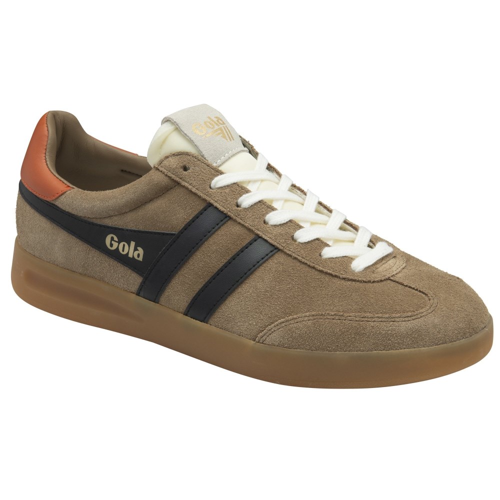 Gola Classics Men's Cyclone Sneakers - Tobacco/Black/Moody Orange/Gum