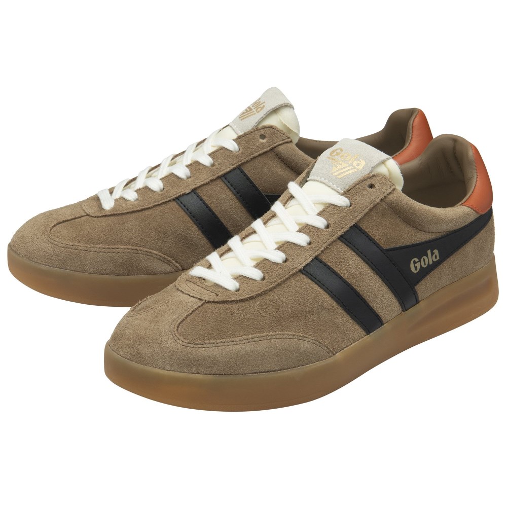 Gola Classics Men's Cyclone Sneakers - Tobacco/Black/Moody Orange/Gum