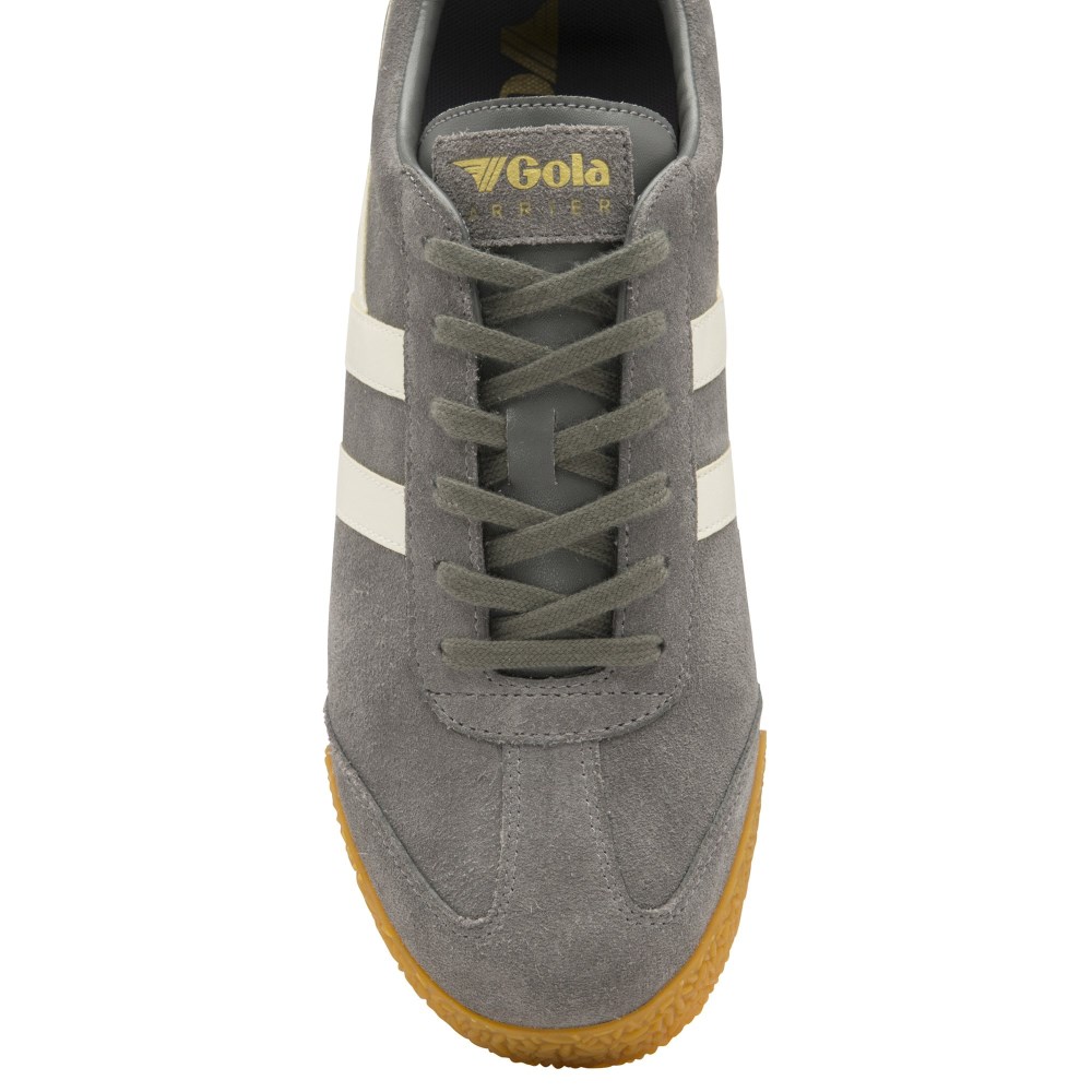 Gola Classics Men's Harrier Suede Sneakers - Ash/Ecru