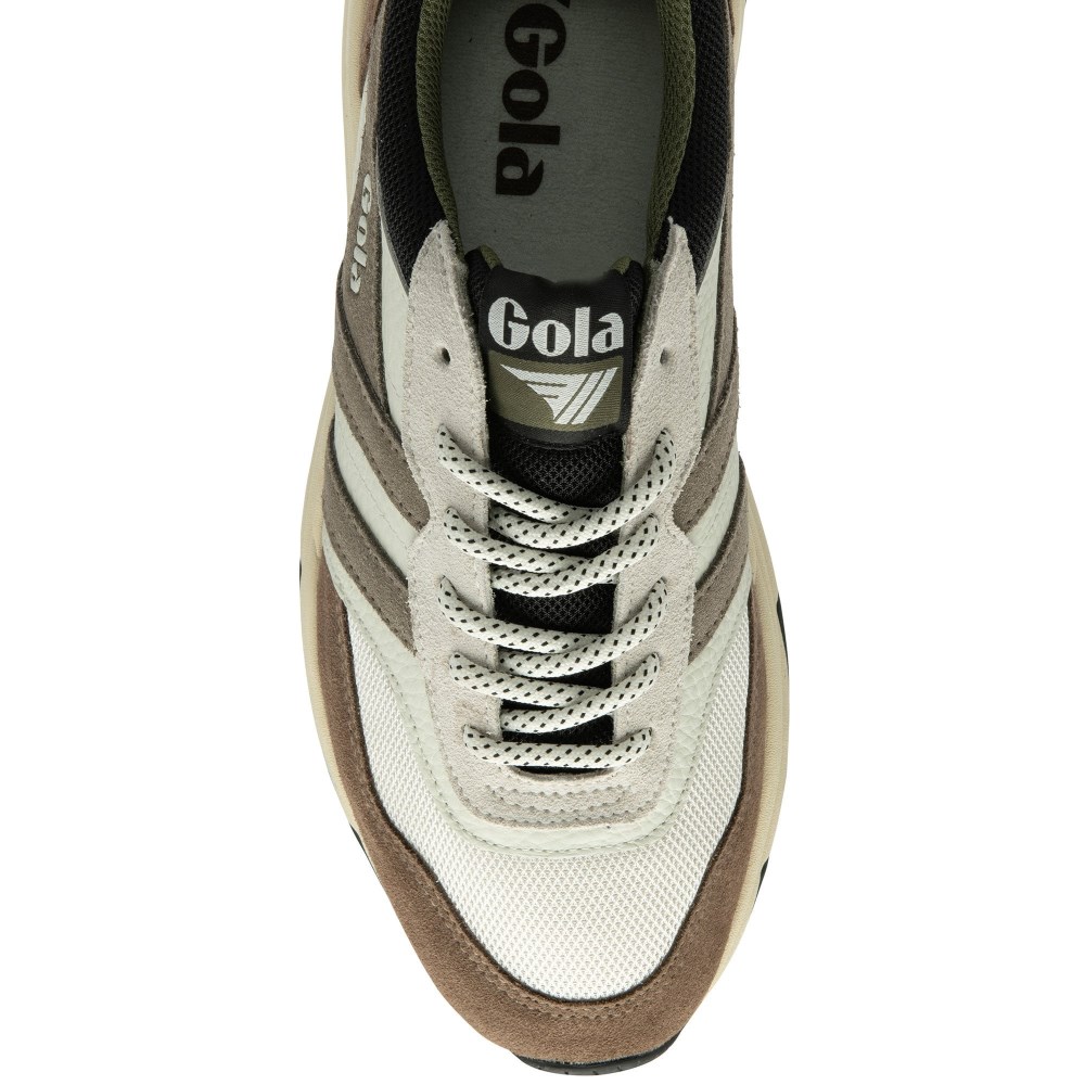 Gola Classics Men's Titan Sneakers - Off White/Otter/Rhino