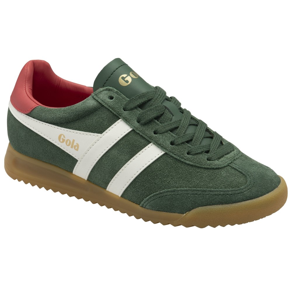 Gola Classics Women's Torpedo Sneakers - Evergreen/Off White/Coral