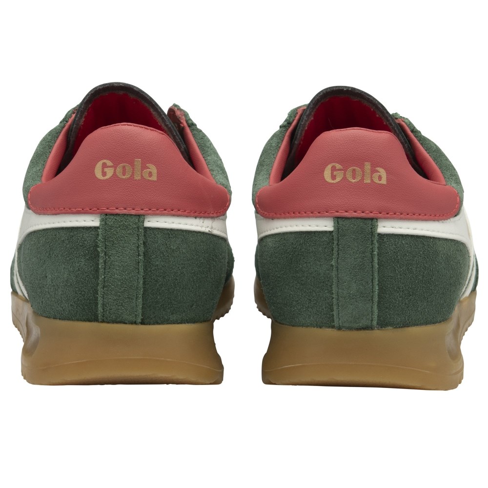 Gola Classics Women's Torpedo Sneakers - Evergreen/Off White/Coral