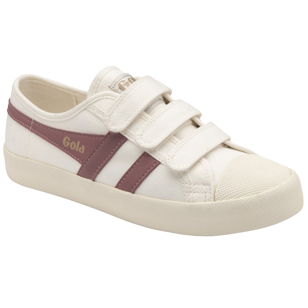 Vegan Gola Classics Women's Coaster Strap - Off White/Dusty Rose