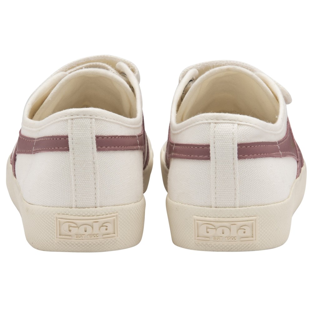 Vegan Gola Classics Women's Coaster Strap - Off White/Dusty Rose