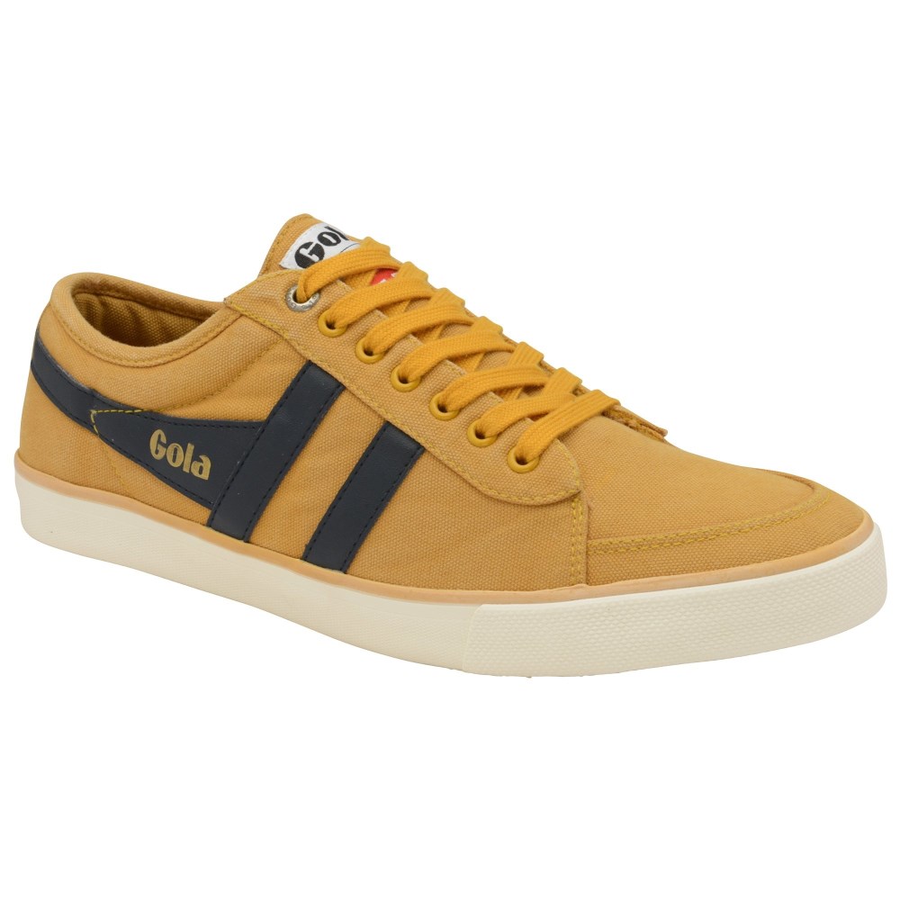 Vegan Gola Classics Men's Comet Plimsoll Sneakers - Sun/Navy