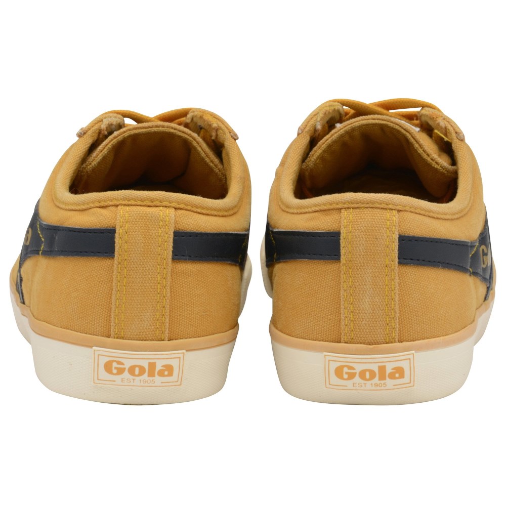 Vegan Gola Classics Men's Comet Plimsoll Sneakers - Sun/Navy