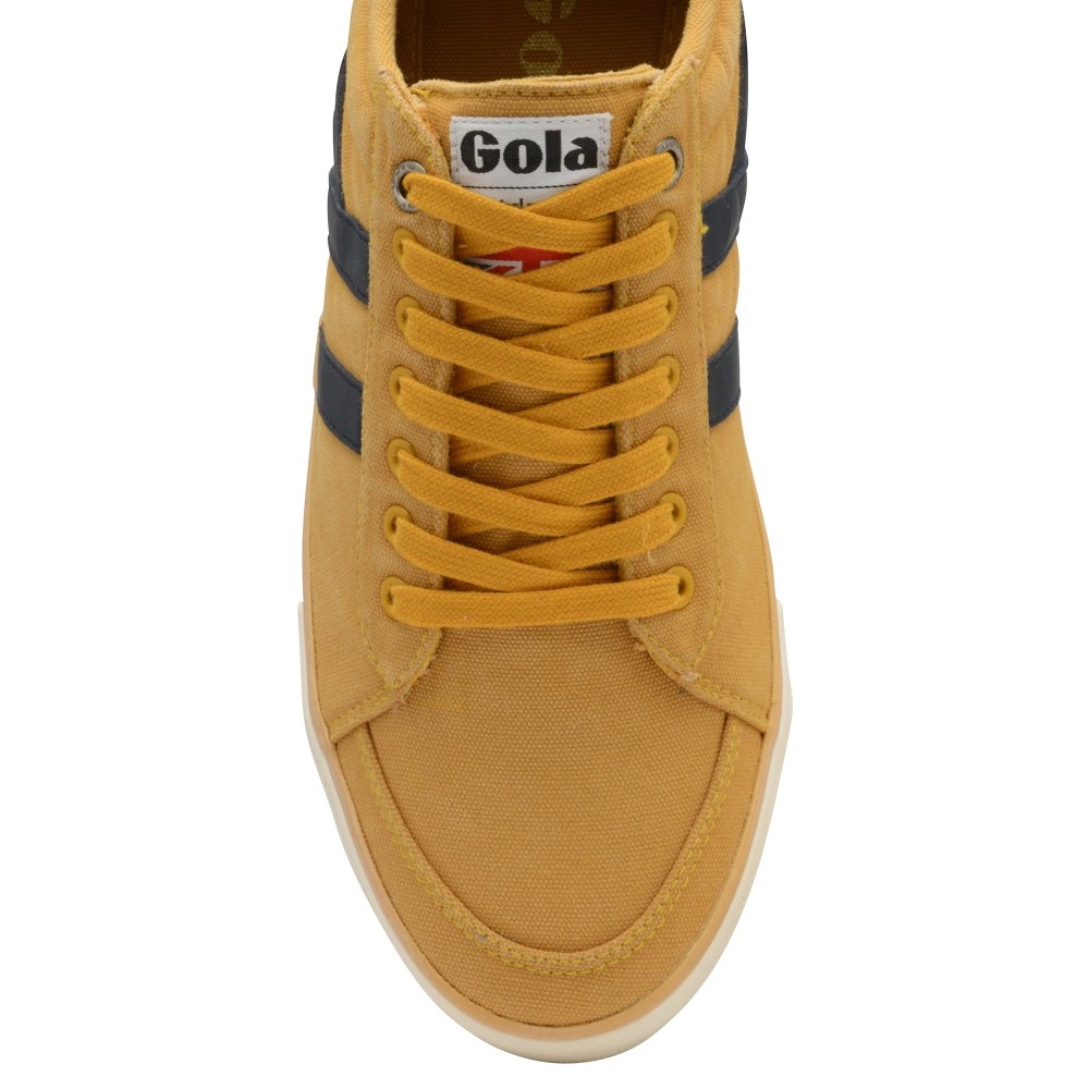 Vegan Gola Classics Men's Comet Plimsoll Sneakers - Sun/Navy
