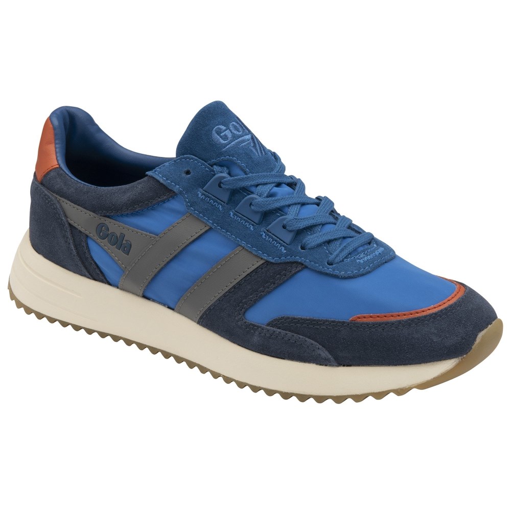 Gola Classics Men's Chicago Sneakers - Marine Blue/Navy/Ash