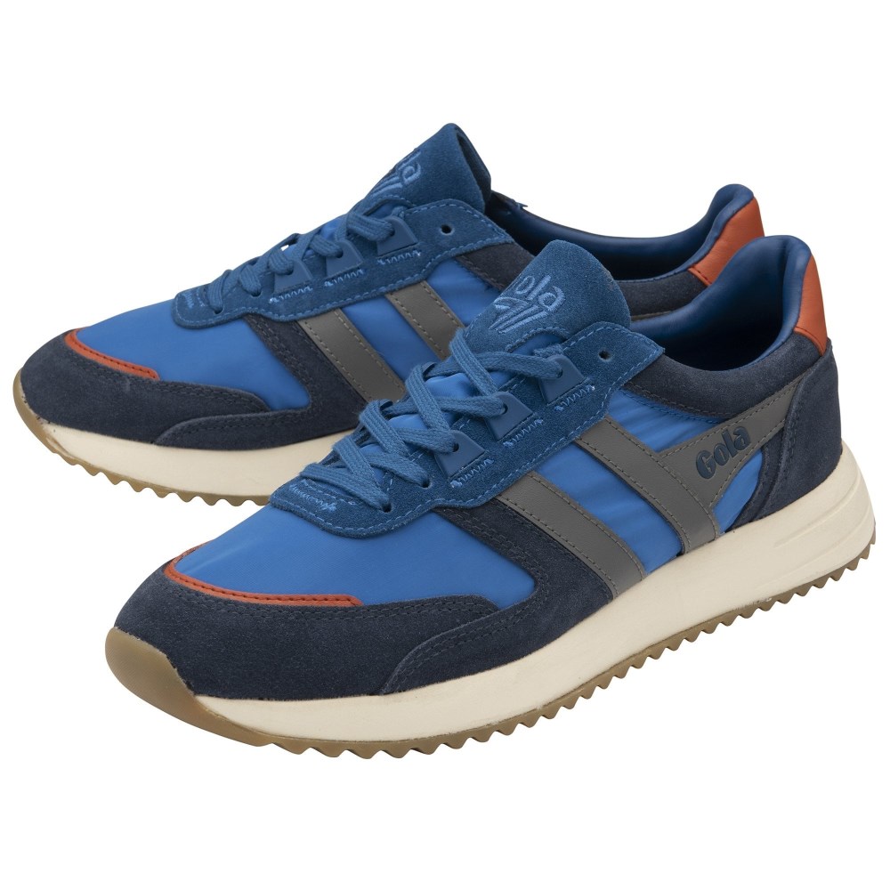 Gola Classics Men's Chicago Sneakers - Marine Blue/Navy/Ash