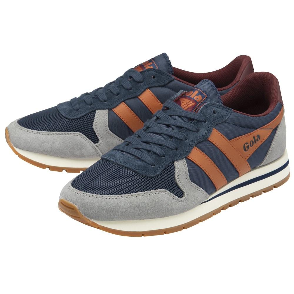 Gola Classics Men's Daytona Sneakers - Navy/Cement/Moody Orange