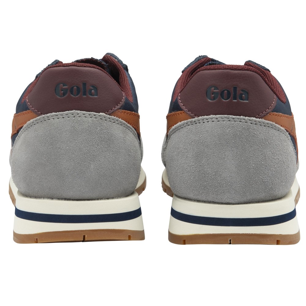 Gola Classics Men's Daytona Sneakers - Navy/Cement/Moody Orange