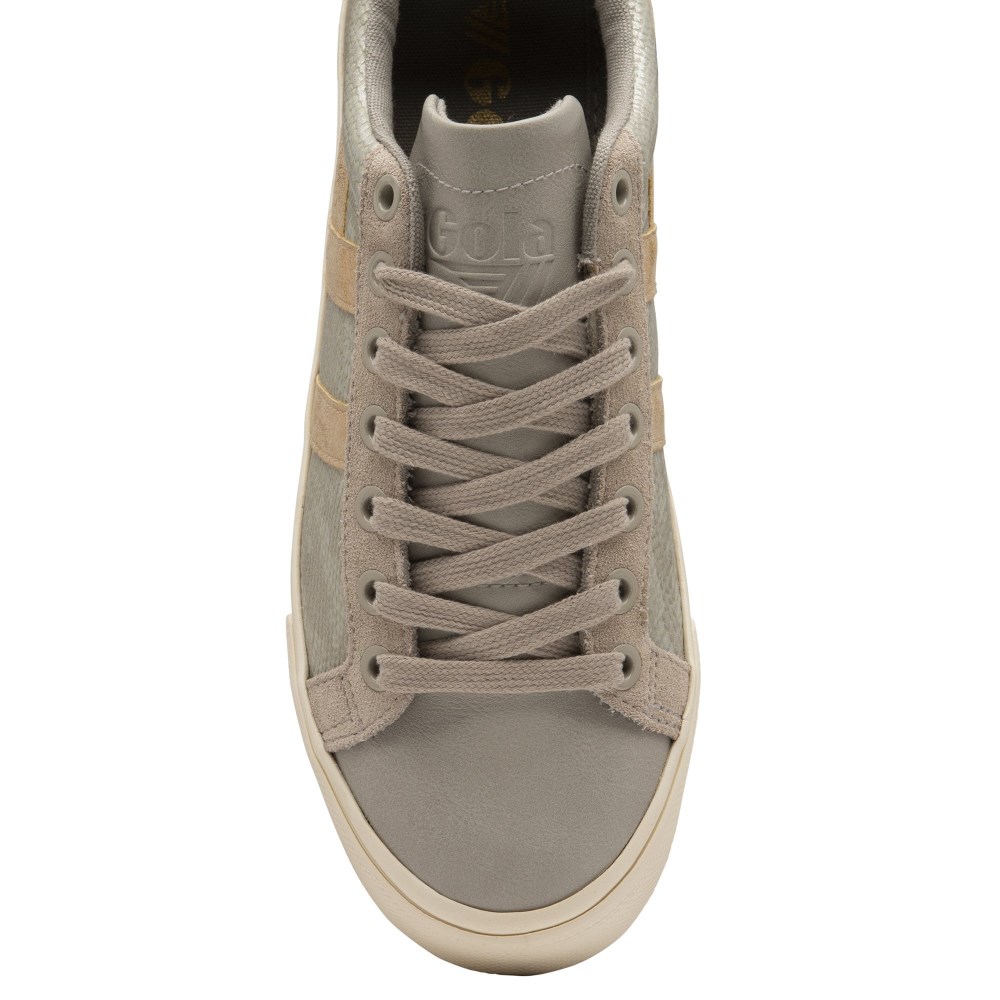 Gola Classics Women's Orchid II Lizard - Feather Grey/Gold