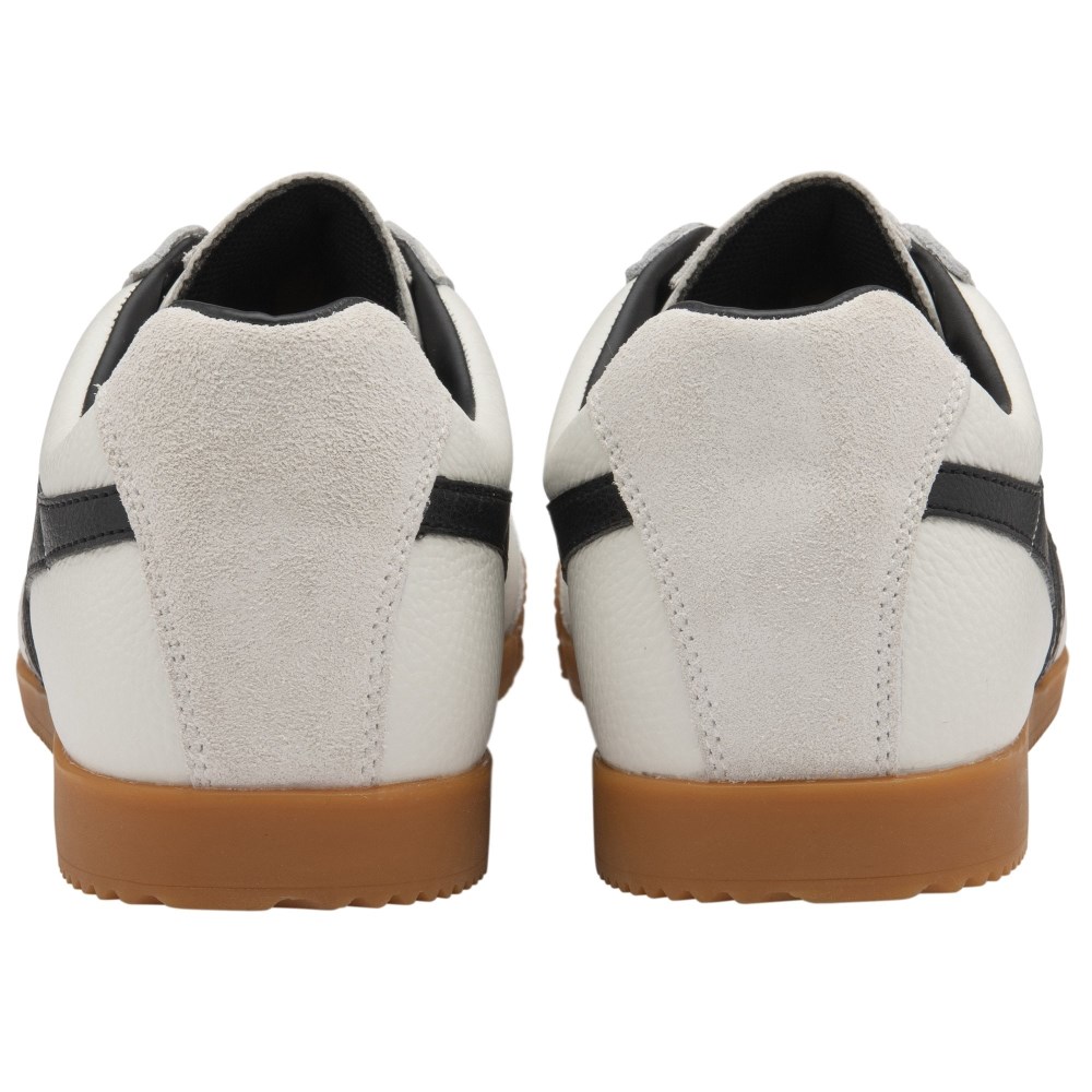 Gola Classics Men's Harrier Leather Sneakers - White/Black/Black