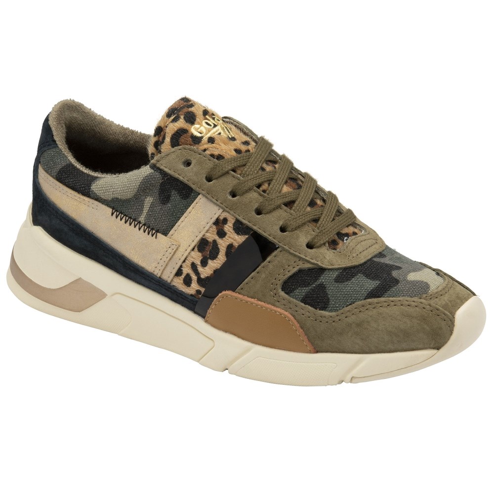 Gola Classics Women's Eclipse Mode Sneakers - Camo/Leopard/Multi