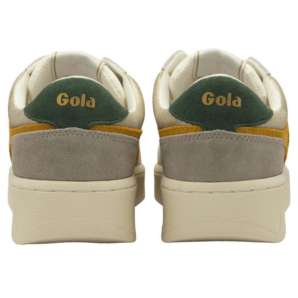 Gola Classics Women's Superslam Blaze Sneakers - Gold/Sun/Evergreen