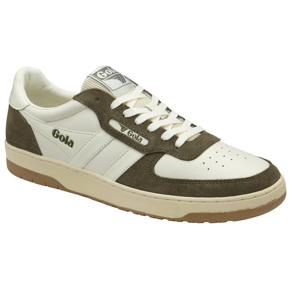 Gola Classics Men's Hawk '89 Sneakers - Off White/Khaki