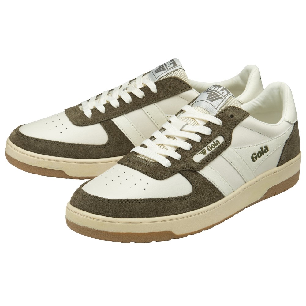 Gola Classics Men's Hawk '89 Sneakers - Off White/Khaki