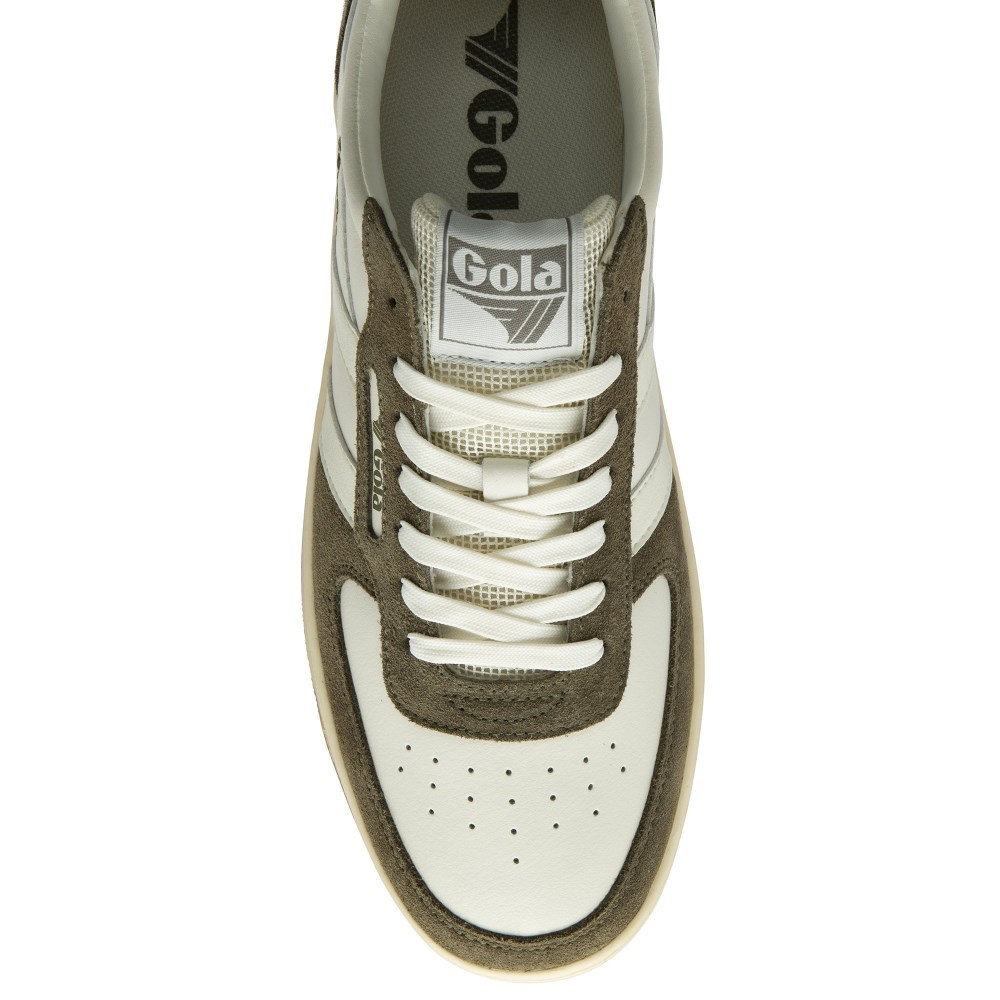 Gola Classics Men's Hawk '89 Sneakers - Off White/Khaki