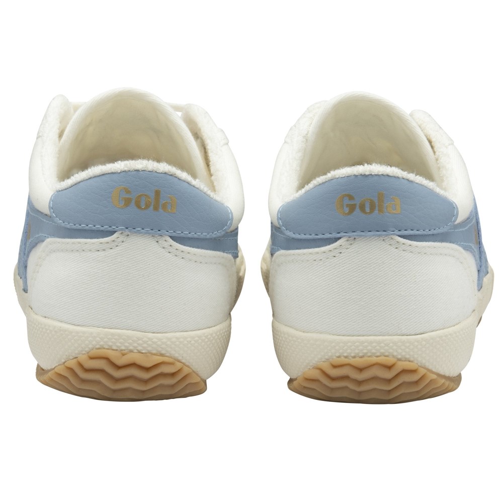 Vegan Gola Classics Women's Stratus Plimsoll Sneakers - Off White/Air