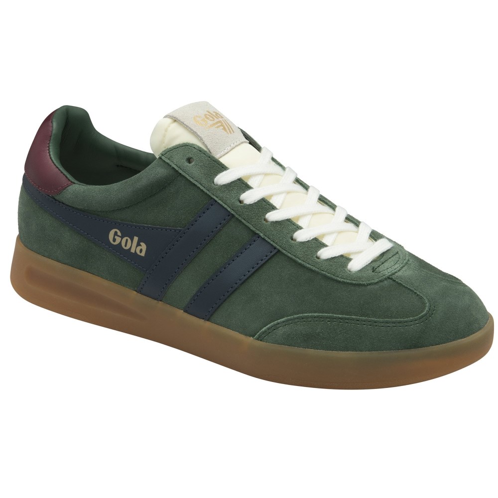 Gola Classics Men's Cyclone Sneakers - Evergreen/Navy/Burgundy/Gum