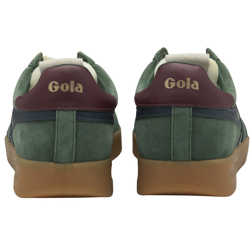 Gola Classics Men's Cyclone Sneakers - Evergreen/Navy/Burgundy/Gum