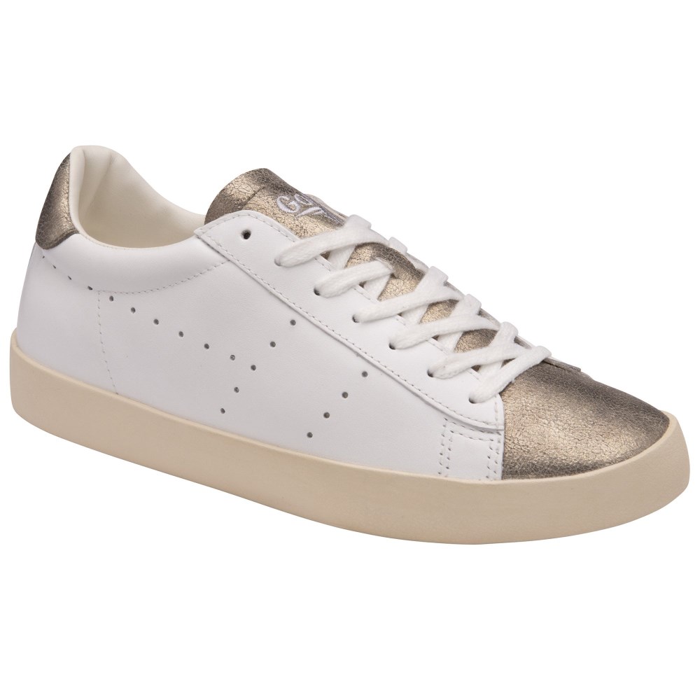 Gola Classics Women's Nova Metallic Sneakers - White/Gold