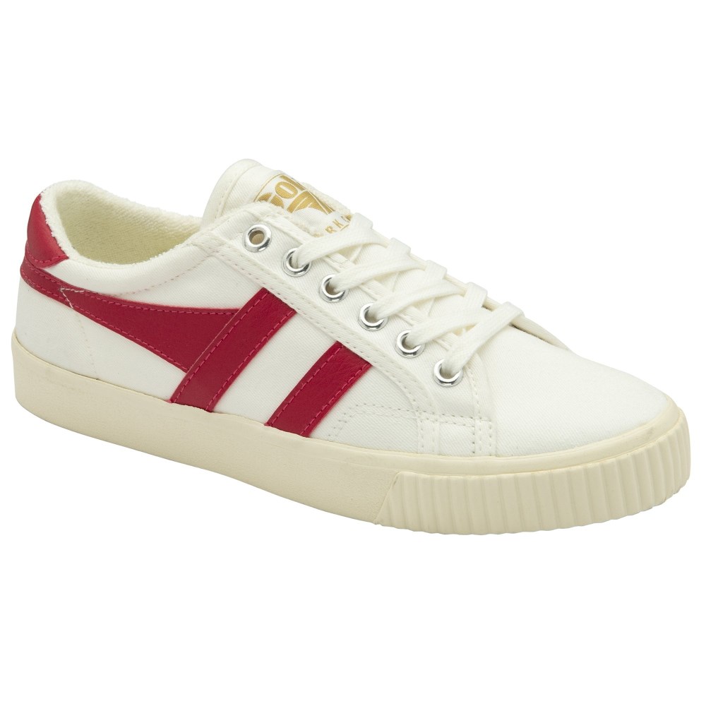 Vegan Gola Classics Women's Tennis Mark Cox Sneakers - Off White/Raspberry
