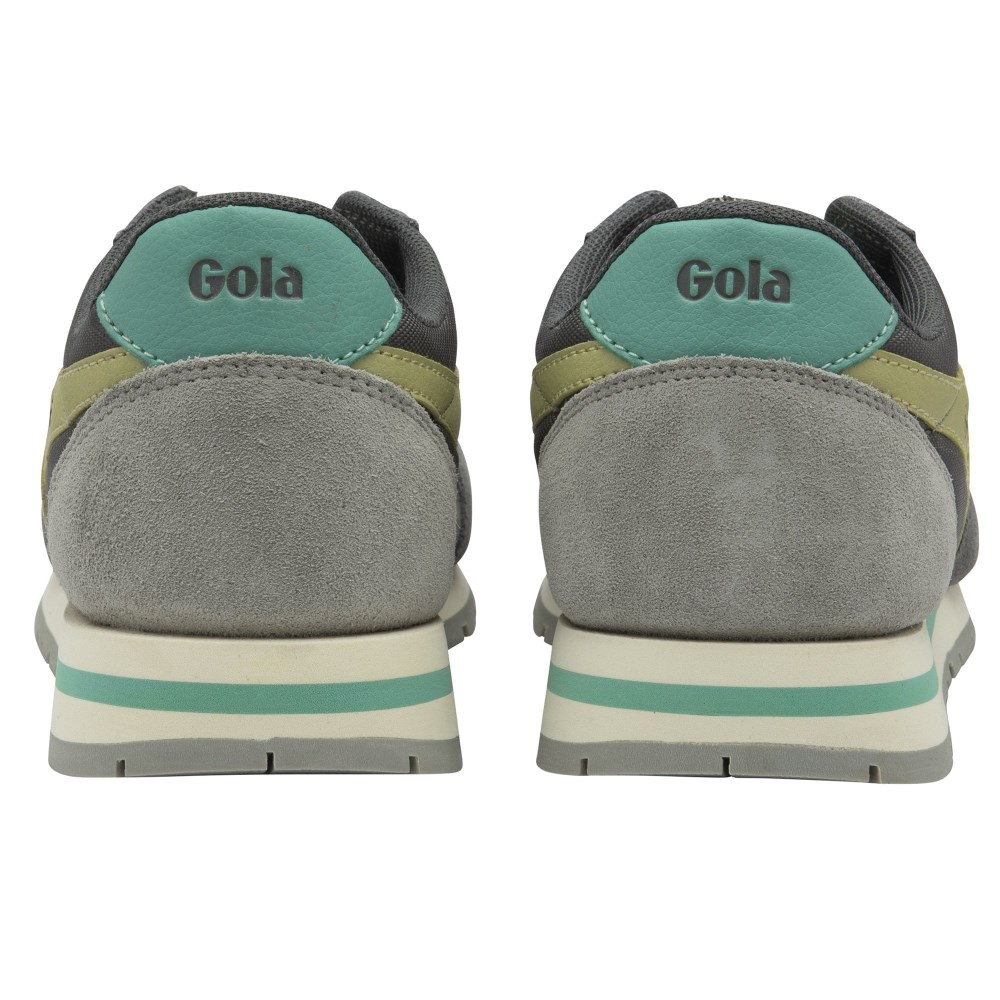Gola Classics Women's Daytona Sneakers - Ash/Lemon/Sea Mist